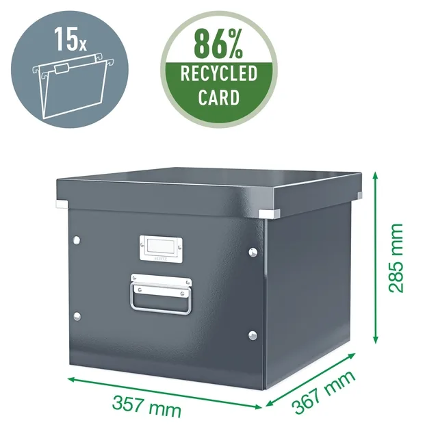 Hangmappenbox Leitz click store 357x285x367mm wt