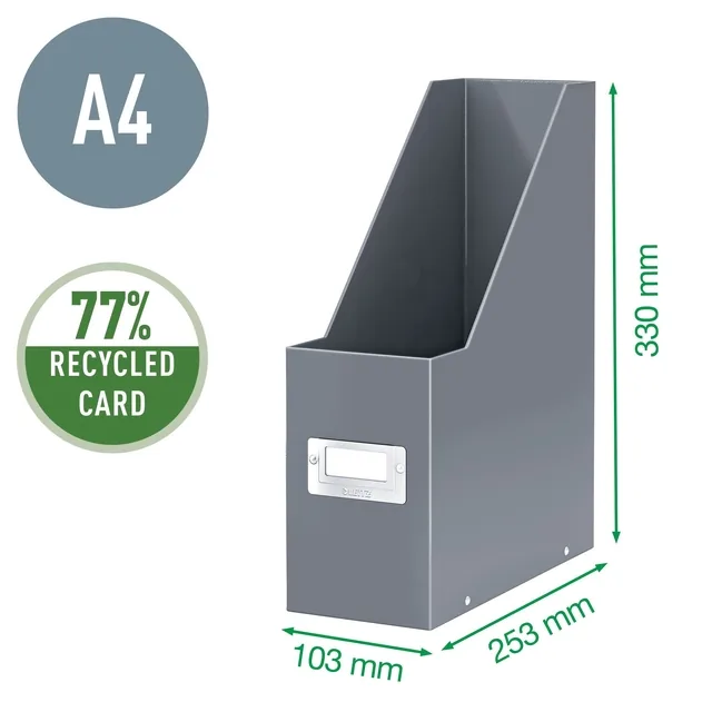 Tijdschriftencassette Leitz WOW click store wit