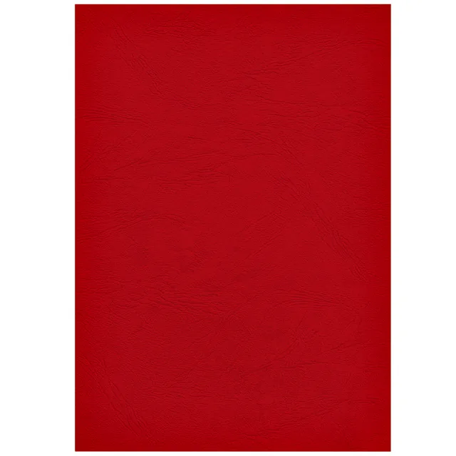 Voorblad Fellowes A4 lederlook rood