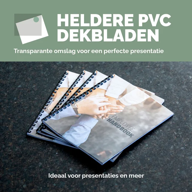 Voorblad Fellowes A4 PVC 180micron transparant