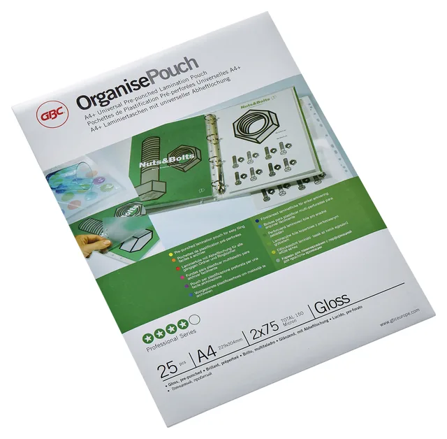Lamineerhoes GBC Organize A4 2x75micron