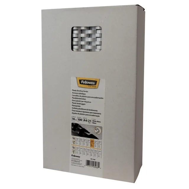Bindrug Fellowes 14mm 21rings A4 wit