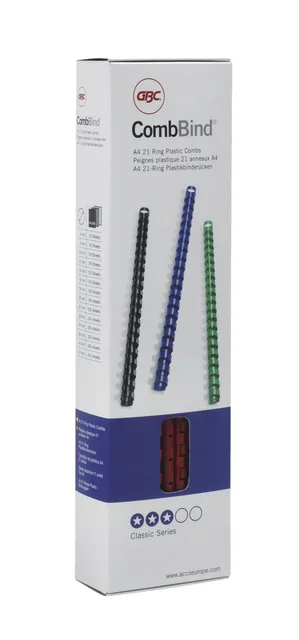Bindrug GBC 10mm 21rings A4 wit