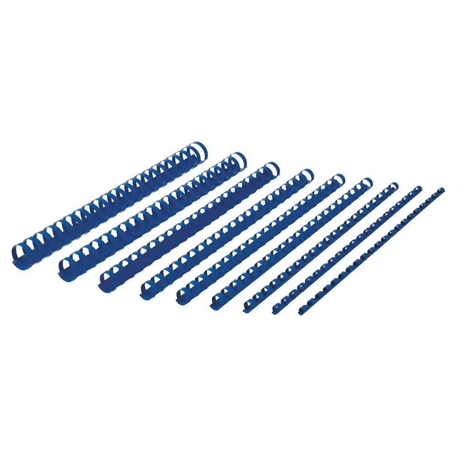 Bindrug GBC 6mm 21rings A4 blauw
