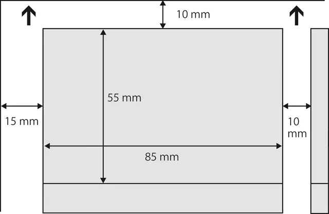 Visitekaart Sigel 85x55mm blanco 190gr wit