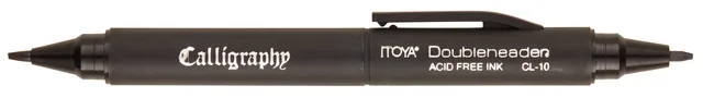 Kalligrafiepen Itoya CL10 1.5 en 3.0mm zwart
