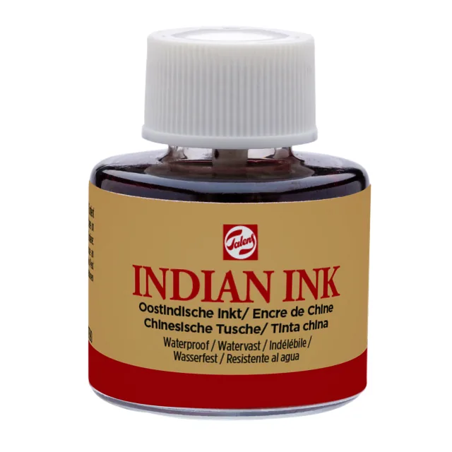 Oost Indische inkt Talens 11ml zwart