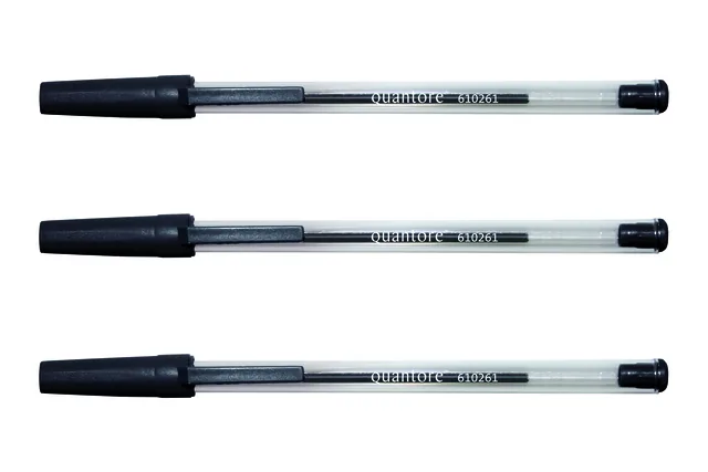 Balpen Quantore stick zwart