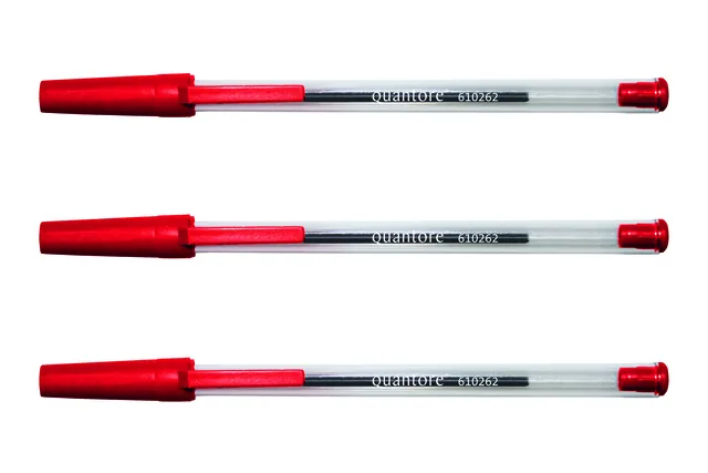 Balpen Quantore stick rood