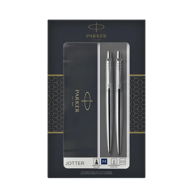 Balpen en vulpotlood Parker Jotter CT M RVS