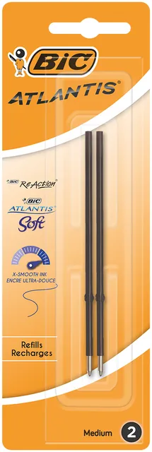 Balpenvulling Bic voor diverse balpennen M zwart