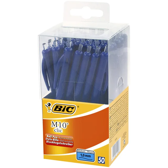 Balpen Bic M10 tubo 50 M blauw
