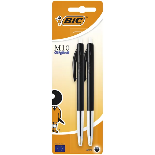 Balpen Bic M10 M zwart