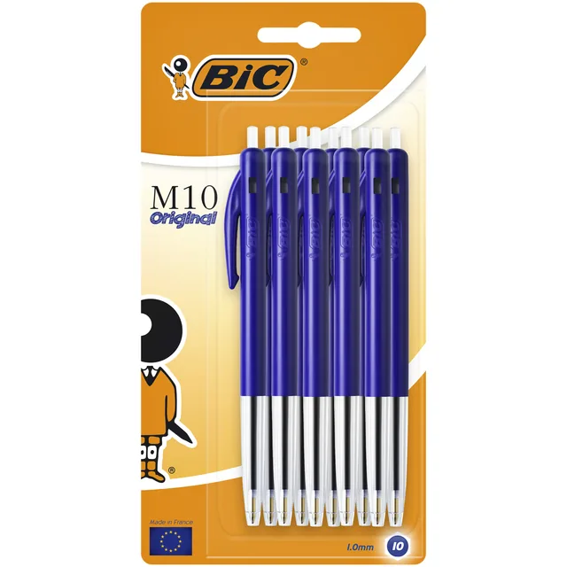 Balpen Bic M10 M blauw