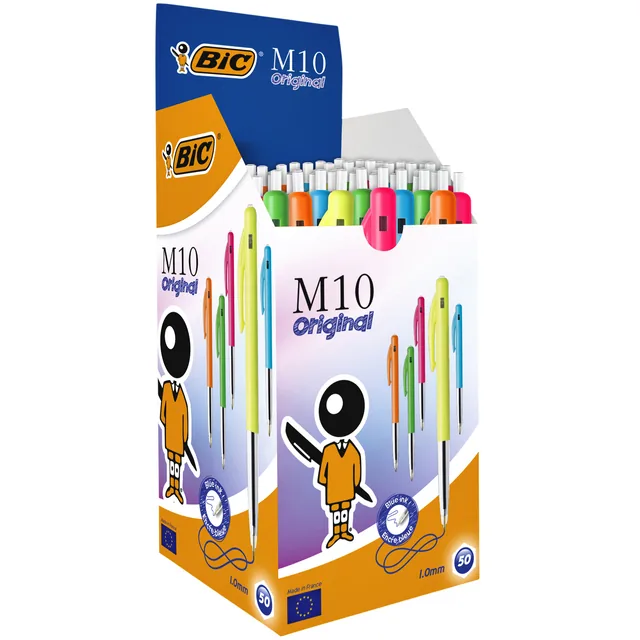 Balpen Bic M10 Colors Pastel Colors M assorti