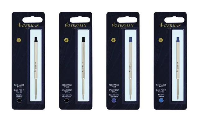 Balpenvulling Waterman F blauw