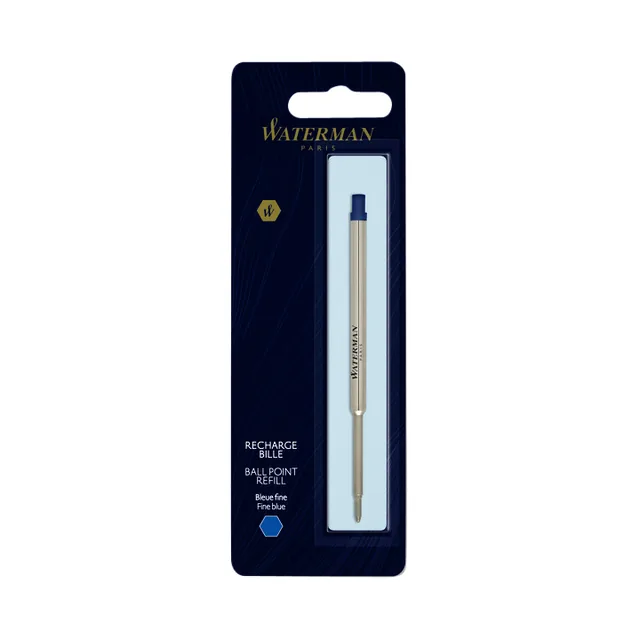 Balpenvulling Waterman F blauw