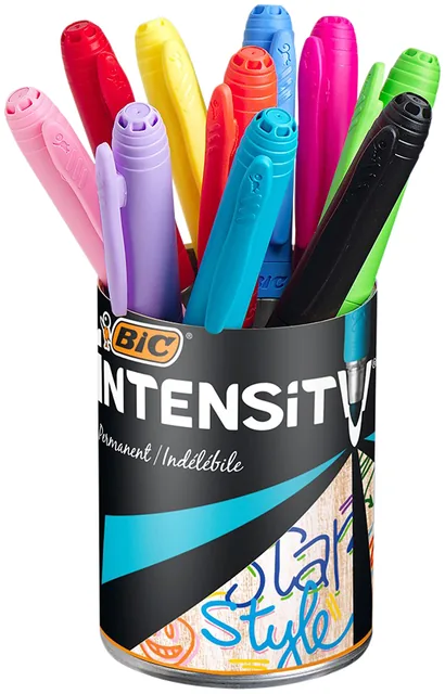 Viltstift Bic Intensity rond M assorti