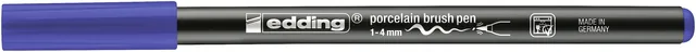 Brushpen edding 4200 porselein blauw