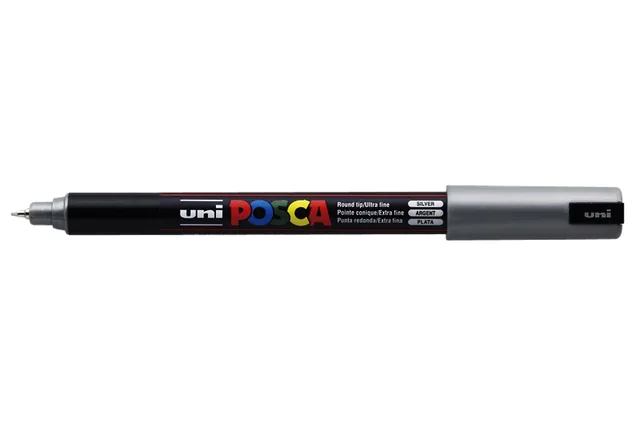 Paintmarker Uni POSCA PC1MR EF zilver