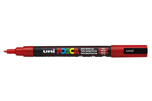 Paintmarker Uni POSCA PC3M F rood