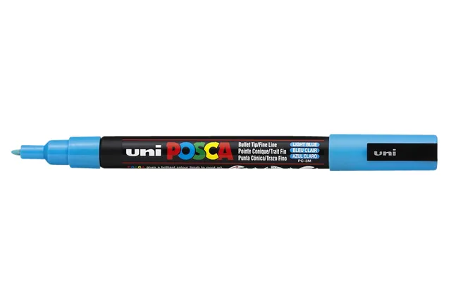Paintmarker Uni POSCA PC3M F lichtblauw