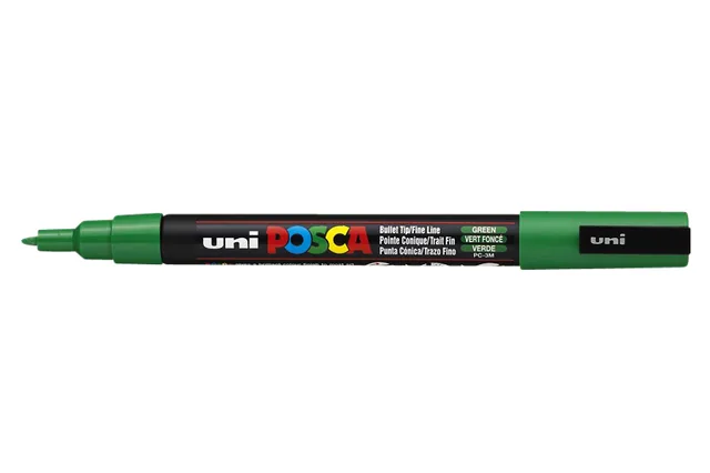 Paintmarker Uni POSCA PC3M F donkergroen