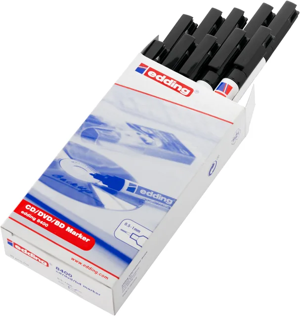 CD marker edding 8400 rond 0.5-1mm zwart