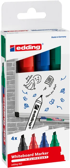 Whiteboardmarker edding 363 schuin 1-5mm as