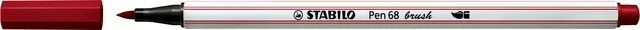 Brushstift STABILO Pen 68/50 donkerrood