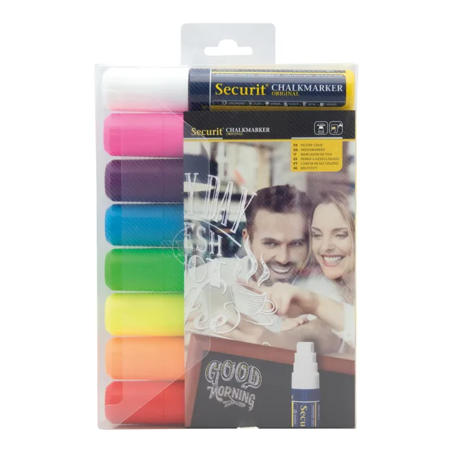 Krijtstift Securit SMA-720 blokpunt 7-15mm ass