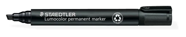 Viltstift Staedtler Lumocolor 350 schuin 2-5mm zw