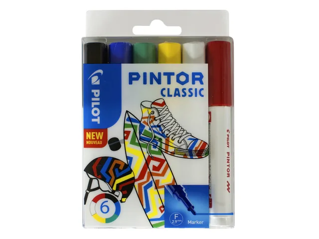Verfstift PILOT Pintor classic F assorti