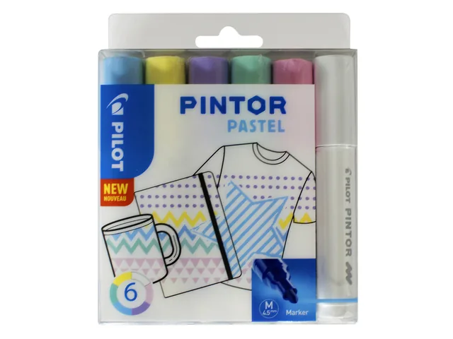 Verfstift PILOT Pintor pastel M assorti