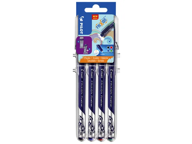 Fineliner PILOT friXion SW-FF F assorti 4st