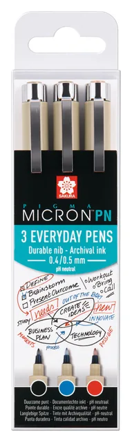 Fineliner Sakura Pigma Micron pn 0.4mm ass