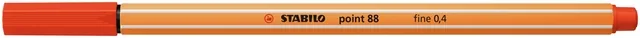 Fineliner STABILO point 88/40 F rood
