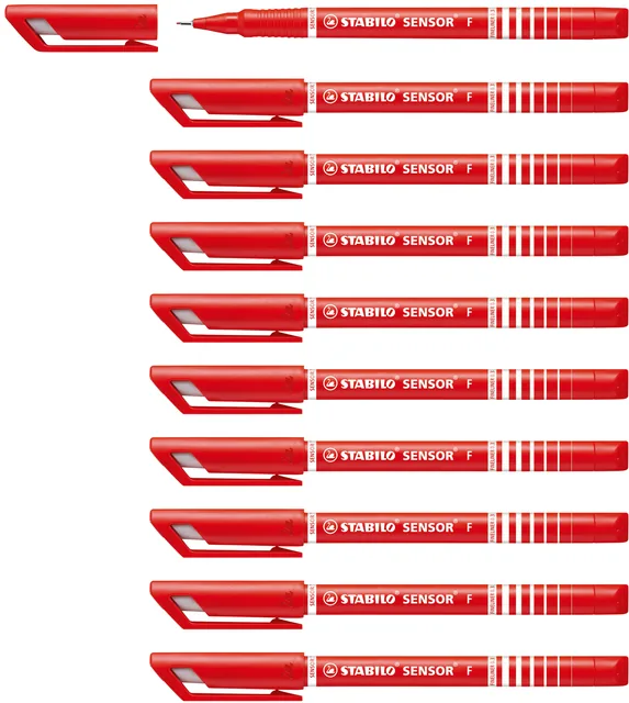 Fineliner STABILO Sensor 189/40 F rood