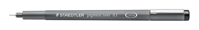 Fineliner Staedtler pigment 308 0.1mm zwart