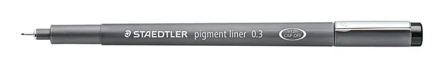 Fineliner Staedtler pigment 308 0.3mm zwart