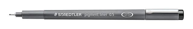 Fineliner Staedtler pigment 308 0.5mm zwart