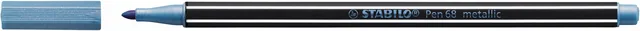 Viltstift STABILO Pen 68/841 M metallic blauw