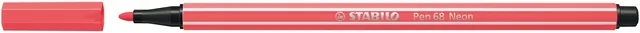 Viltstift STABILO Pen 68/040 M neon rood