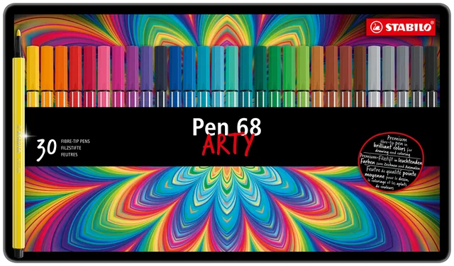 Viltstift STABILO Pen 68/30 Arty M ass 30st