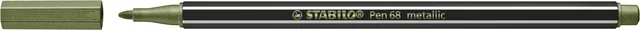 Viltstift STABILO Pen 68/843 M metallic lichtgroen
