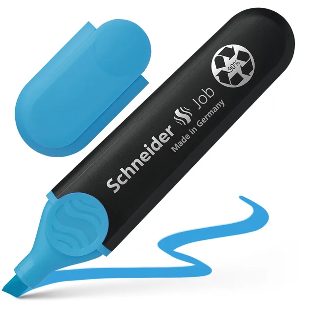 Markeerstift Schneider Job blauw
