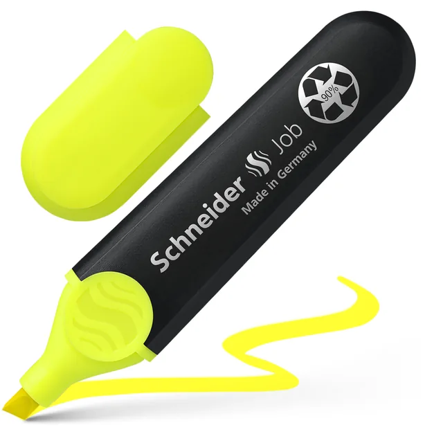 Markeerstift Schneider Job geel