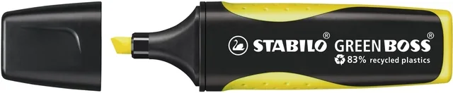 Markeerstift STABILO GREEN BOSS 6070/24 geel