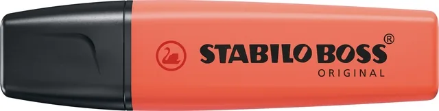 Markeerstift STABILO BOSS 70/140 pastel koraalrood