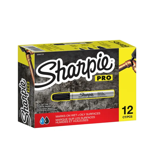 Viltstift Sharpie Pro 1.5-3mm zwart
